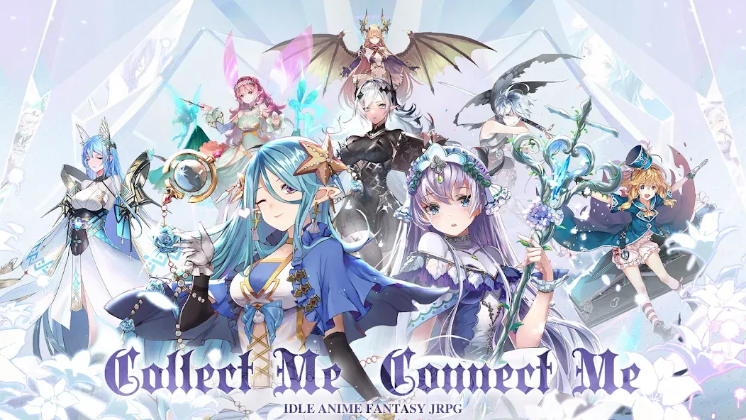 Girls' Connect: Idle RPG [MOD: Все разблокировано] - Скриншот 1