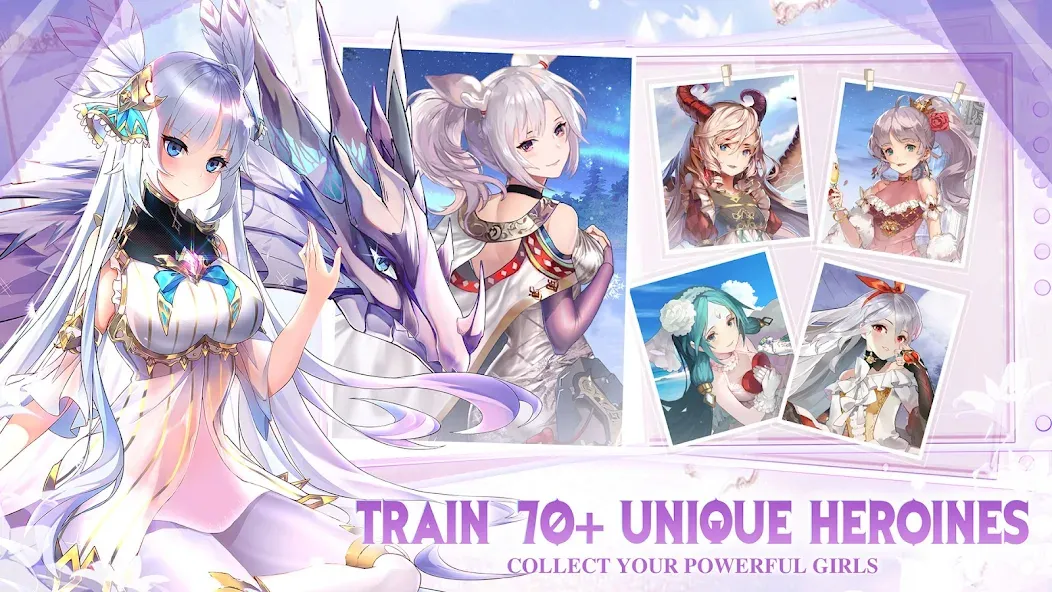 Girls' Connect: Idle RPG [MOD: Все разблокировано] - Скриншот 2