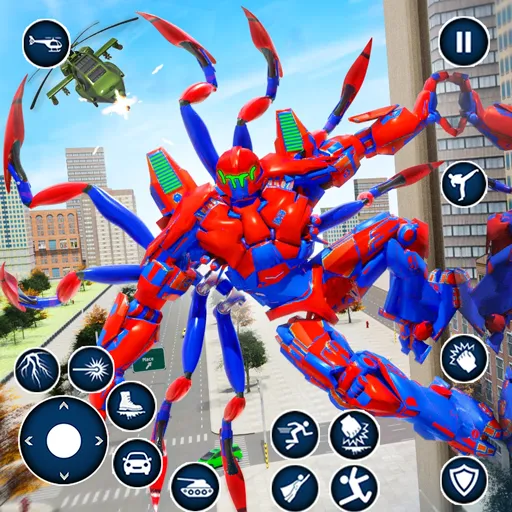 Spider Robot: Robot Car Games (Спайдер Робот) [MOD: Mega Mod/Меню] - Скриншот 1