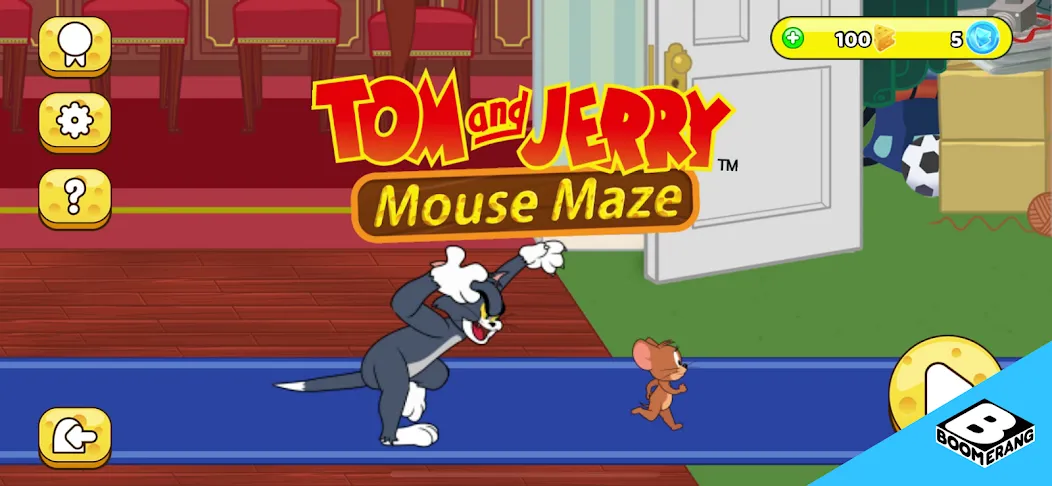Tom & Jerry: Mouse Maze [MOD: Все разблокировано] - Скриншот 1