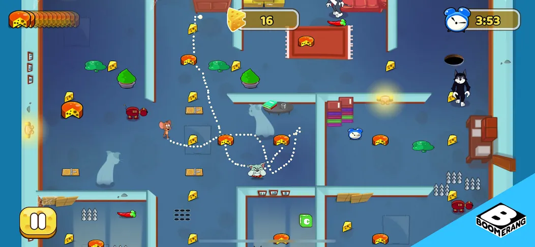 Tom & Jerry: Mouse Maze [MOD: Все разблокировано] - Скриншот 4