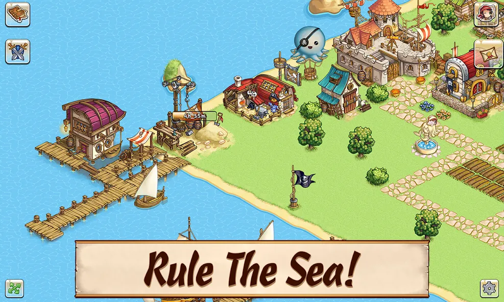 Pirates of Everseas (Пираты Эверсис) [MOD: Меню/Много денег] - Скриншот 4