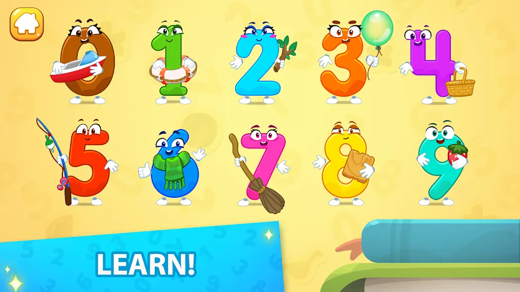 Numbers for kid Learn to count [MOD: Бесконечные деньги] - Скриншот 2