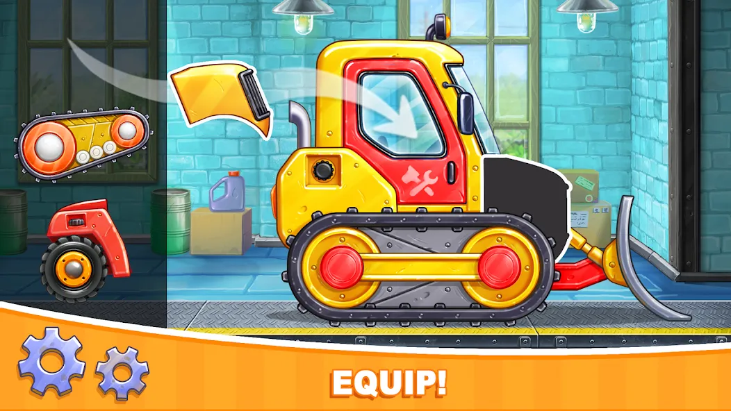 Car games Bulldozer for kids 5 [MOD: Premium/Unlocked] - Скриншот 1