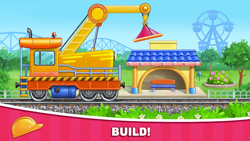 Car games Bulldozer for kids 5 [MOD: Premium/Unlocked] - Скриншот 4