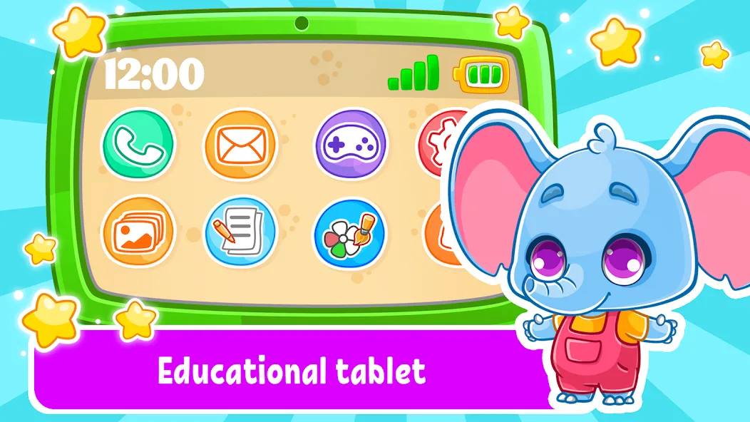 Babyphone & tablet: baby games [MOD: Premium/Unlocked] - Скриншот 1