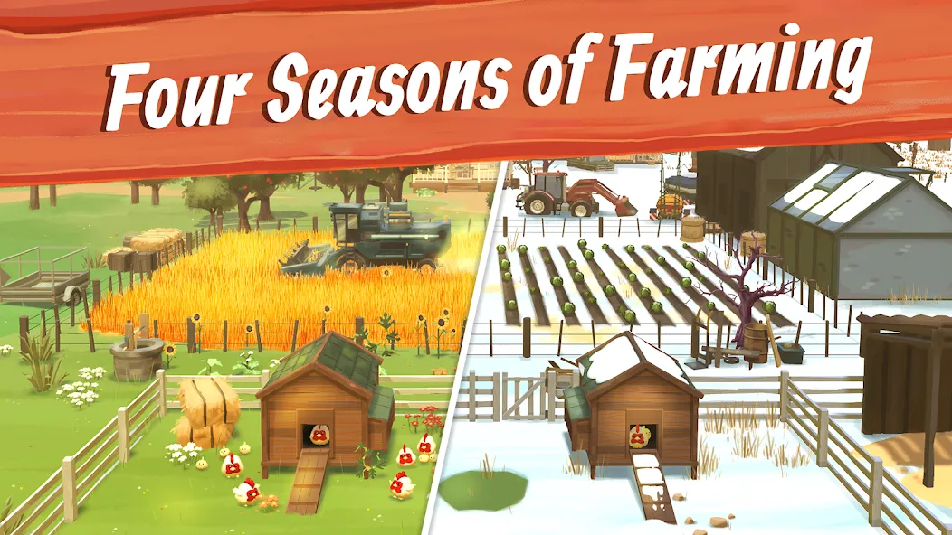Big Farm: Mobile Harvest (Биг Фарм) [MOD: Все открыто] - Скриншот 2