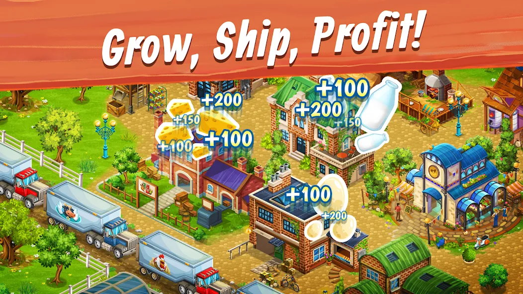 Big Farm: Mobile Harvest (Биг Фарм) [MOD: Все открыто] - Скриншот 4