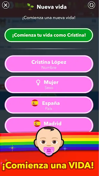 BitLife Español [MOD: Меню/Много денег] - Скриншот 1