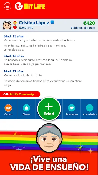 BitLife Español [MOD: Меню/Много денег] - Скриншот 4