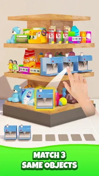 Match Triple Goods 3D (Гудс Мастер) [MOD: Все открыто] - Скриншот 3