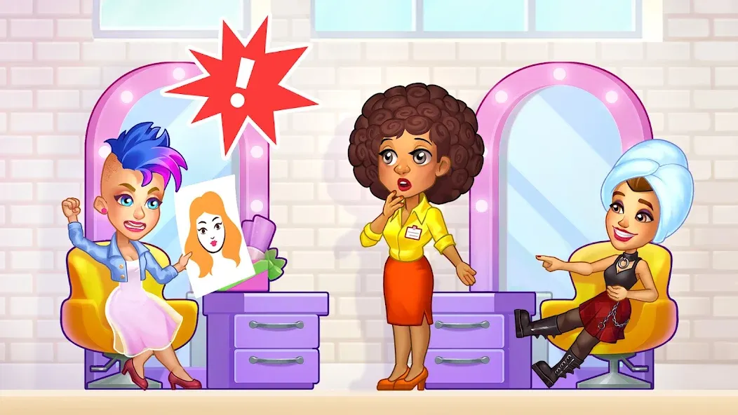 Makeover Salon: Beauty Mania (Маковер Салон) [MOD: Все открыто] - Скриншот 3