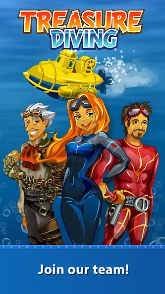 Treasure Diving [MOD: Меню/Много денег] - Скриншот 1