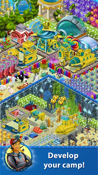 Treasure Diving [MOD: Меню/Много денег] - Скриншот 5