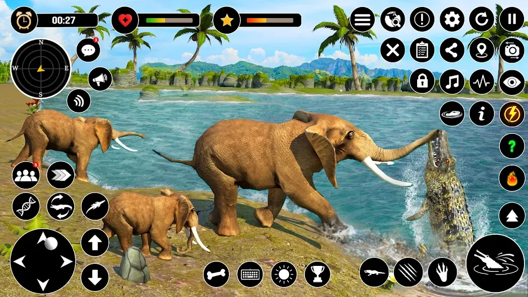 Animal Crocodile Attack Sim (Энимал Крокодайл Аттак Сим) [MOD: Premium/Unlocked] - Скриншот 5