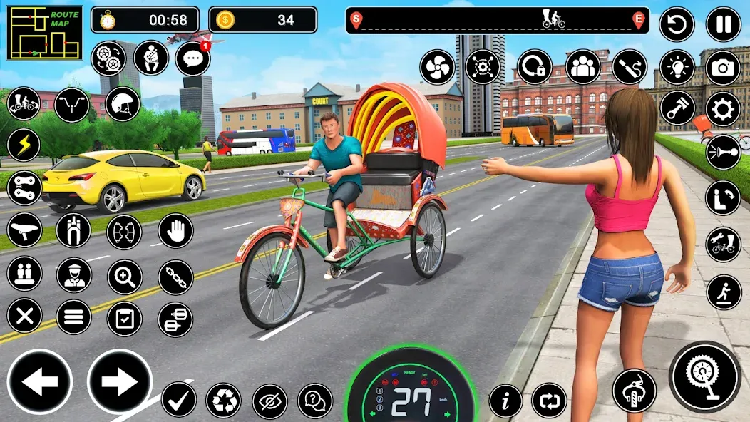 BMX Cycle Games 3D Cycle Race (игры на велосипеде 3D гонка) [MOD: Мод Меню/Взлом] - Скриншот 1