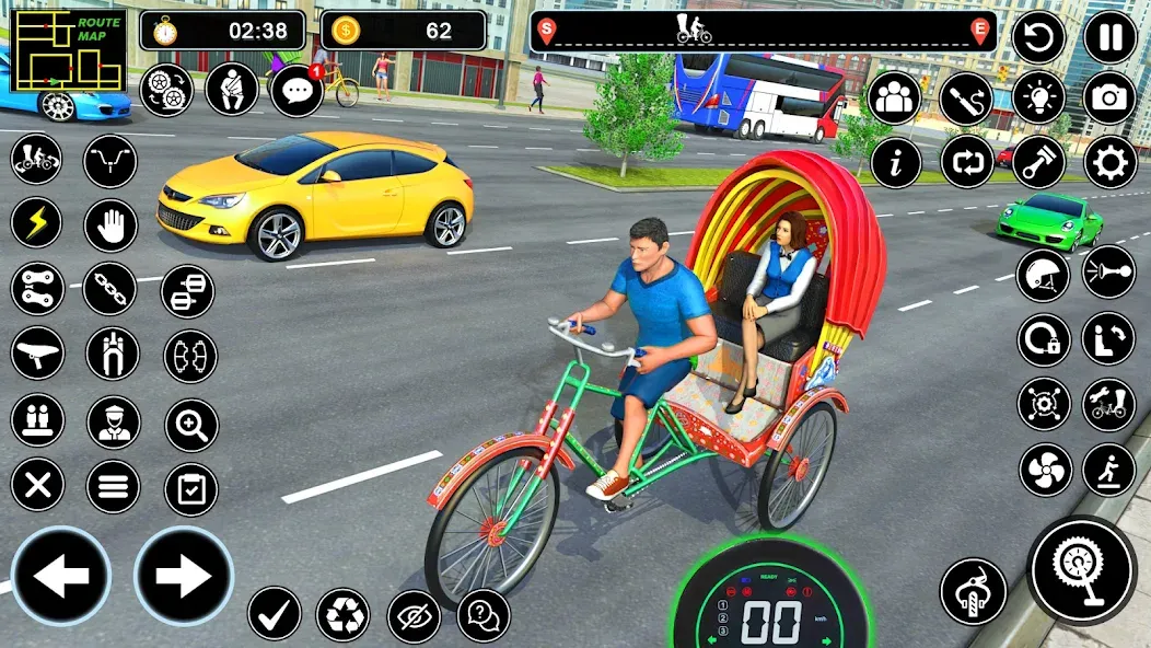 BMX Cycle Games 3D Cycle Race (игры на велосипеде 3D гонка) [MOD: Мод Меню/Взлом] - Скриншот 3