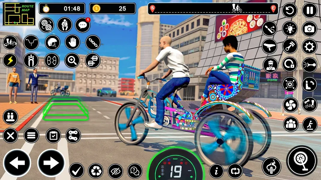 BMX Cycle Games 3D Cycle Race (игры на велосипеде 3D гонка) [MOD: Мод Меню/Взлом] - Скриншот 4