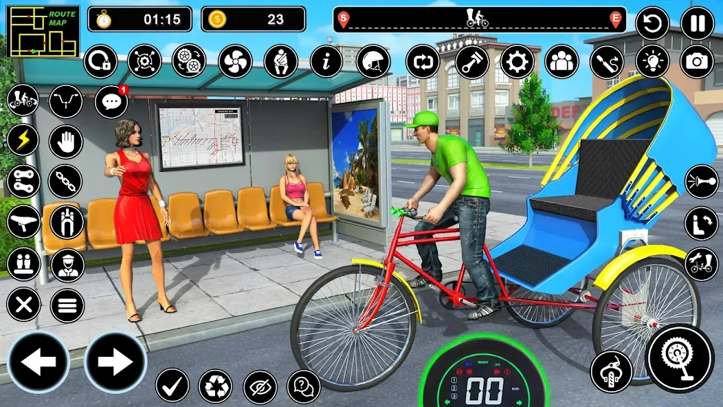 BMX Cycle Games 3D Cycle Race (игры на велосипеде 3D гонка) [MOD: Мод Меню/Взлом] - Скриншот 5