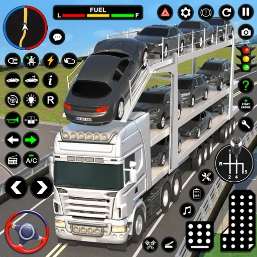 Car Transport — Truck Games 3D [MOD: Мод Меню/Взлом] - Скриншот 1