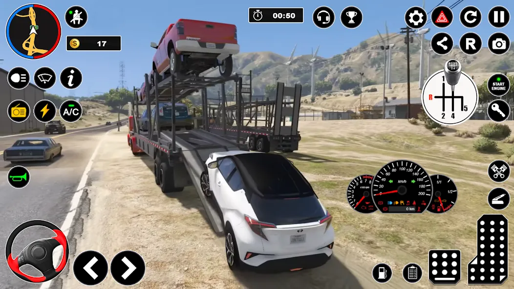 Car Transport — Truck Games 3D [MOD: Мод Меню/Взлом] - Скриншот 3