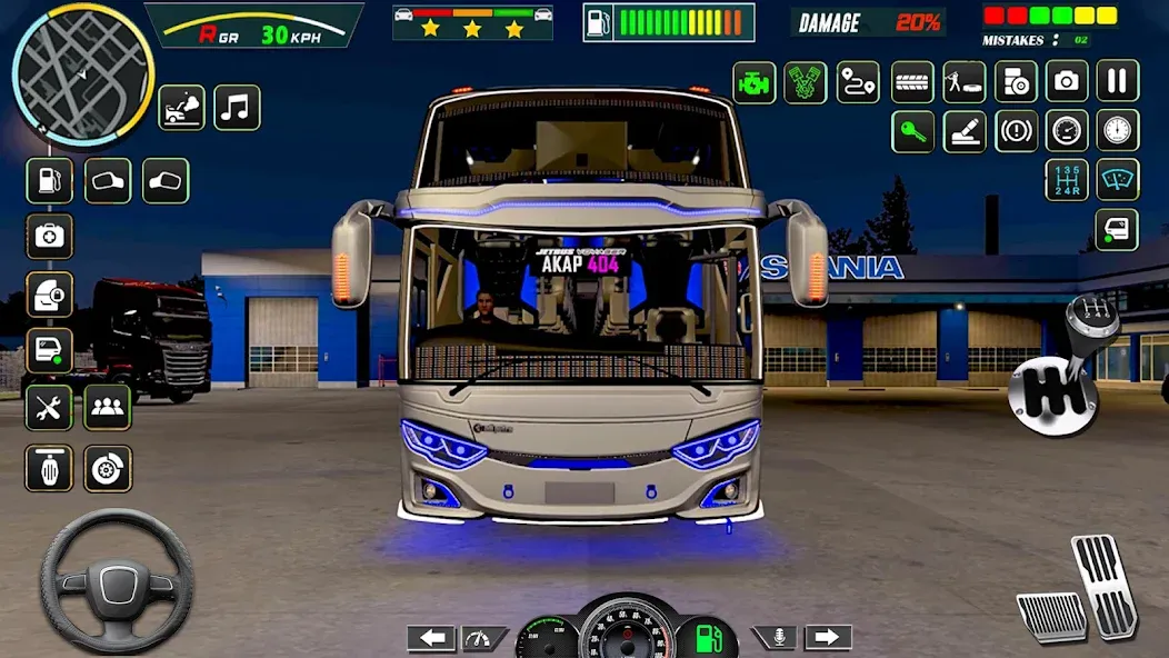 Public Coach Bus Driving Game (Паблик Коуч Бас Драйвинг Гейм) [MOD: Меню/Много денег] - Скриншот 2