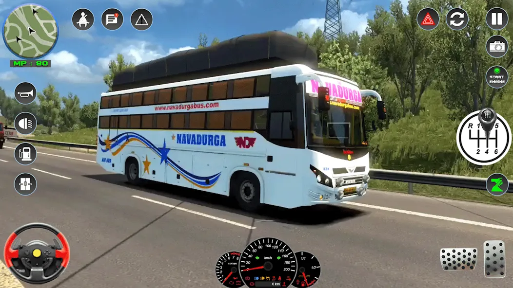 City Bus Driving: Bus Games 3D [MOD: Mega Mod/Меню] - Скриншот 2