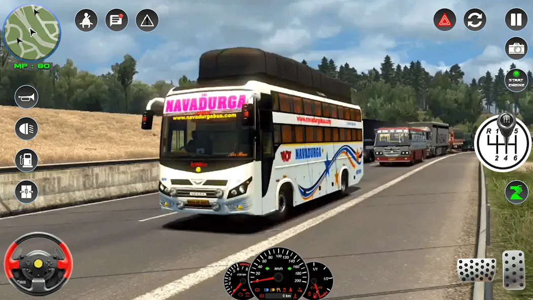 City Bus Driving: Bus Games 3D [MOD: Mega Mod/Меню] - Скриншот 3