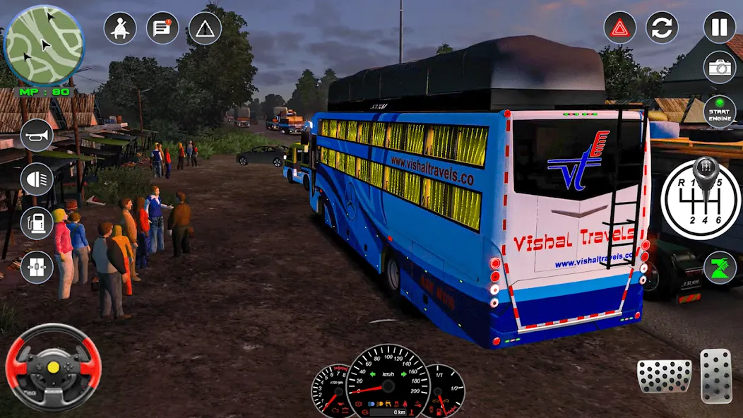 City Bus Driving: Bus Games 3D [MOD: Mega Mod/Меню] - Скриншот 4