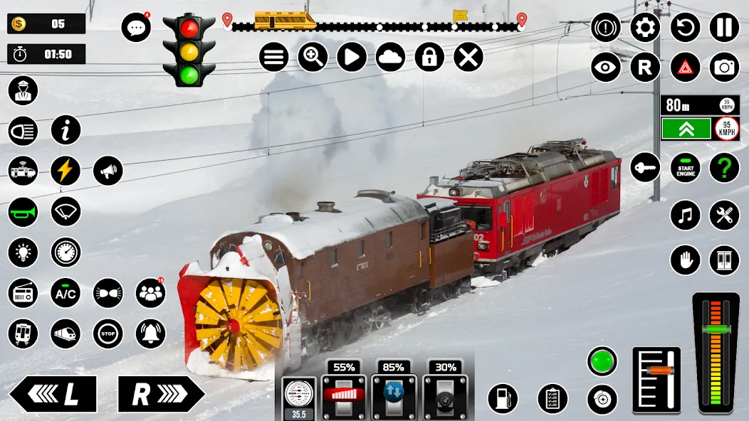 Railway Train Simulator Games [MOD: Mega Mod/Меню] - Скриншот 4