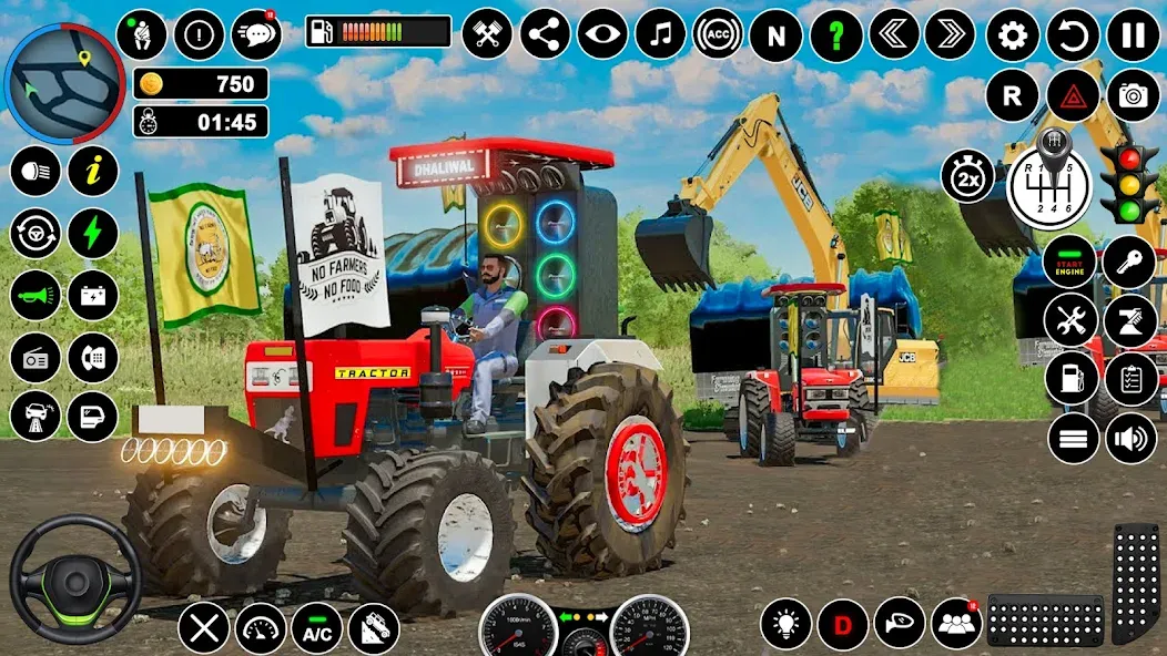 Tractor Driving — Tractor Game [MOD: Premium/Unlocked] - Скриншот 3