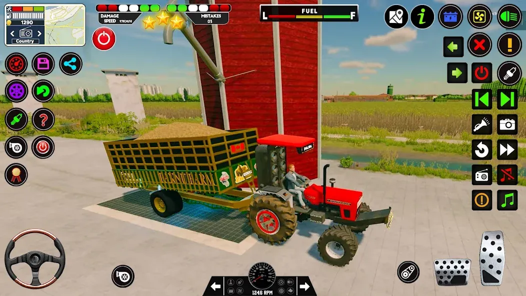 Tractor Driving — Tractor Game [MOD: Premium/Unlocked] - Скриншот 4