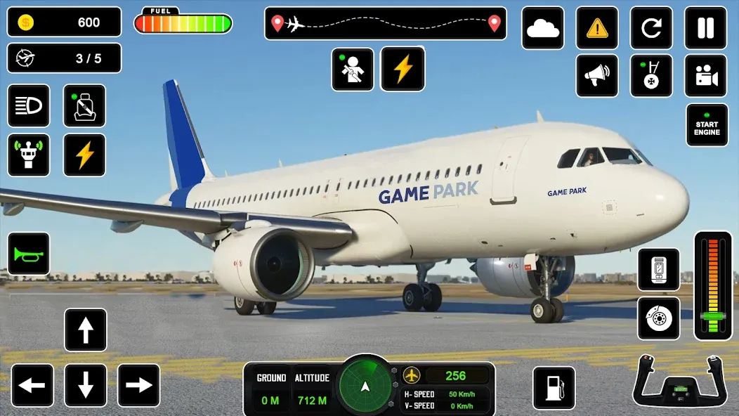 Pilot Simulator: Airplane Game [MOD: Premium/Unlocked] - Скриншот 1