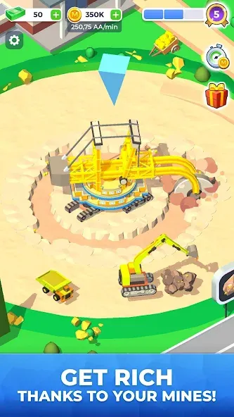 Mining Inc. [MOD: Все разблокировано] - Скриншот 1