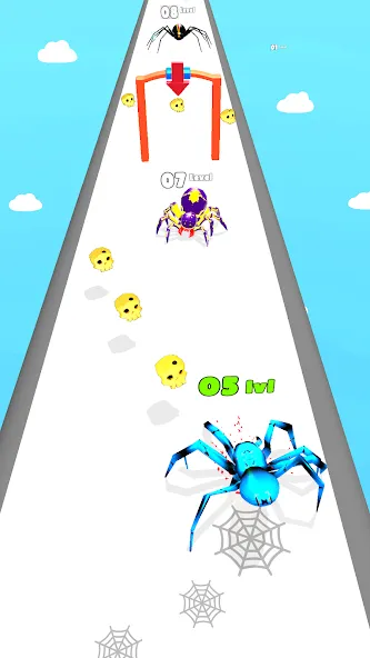 Insect Run — Spider Evolution (Инсект Эволюшн Ран) [MOD: Много монет/Энергии] - Скриншот 3