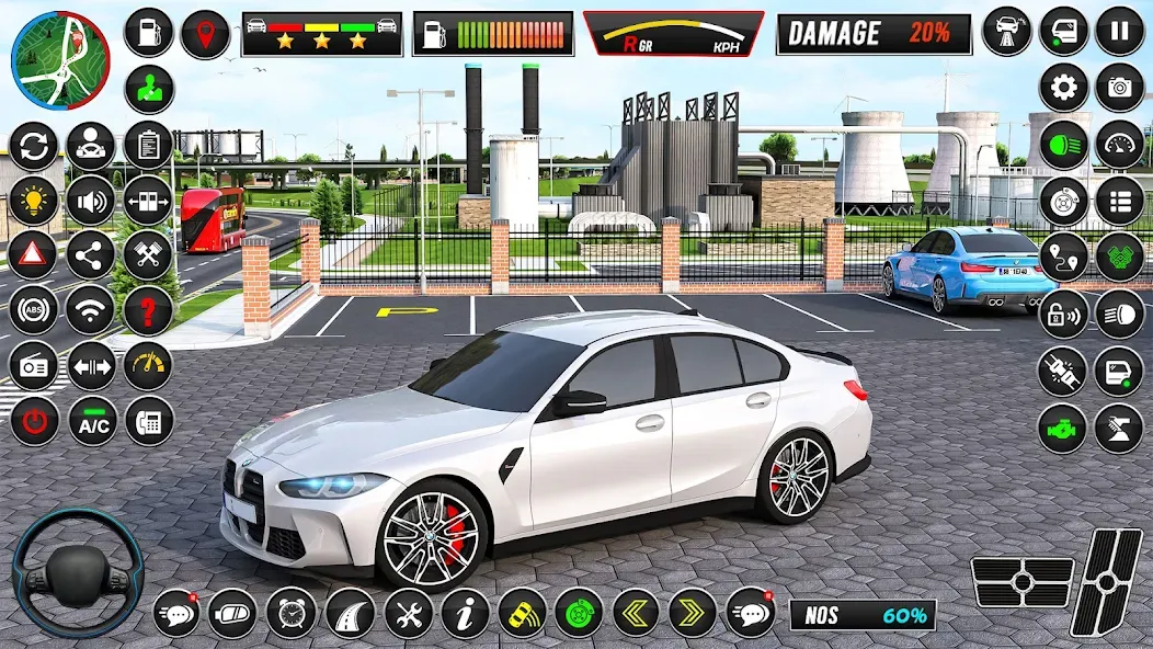 Driving School — Car Games 3D [MOD: Меню/Много денег] - Скриншот 3