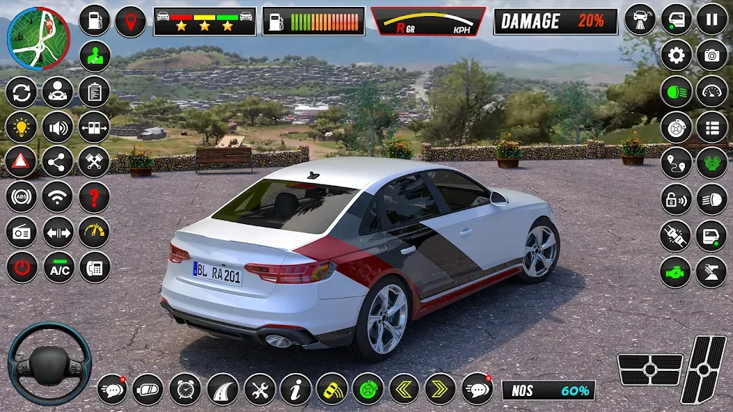 Driving School — Car Games 3D [MOD: Меню/Много денег] - Скриншот 4