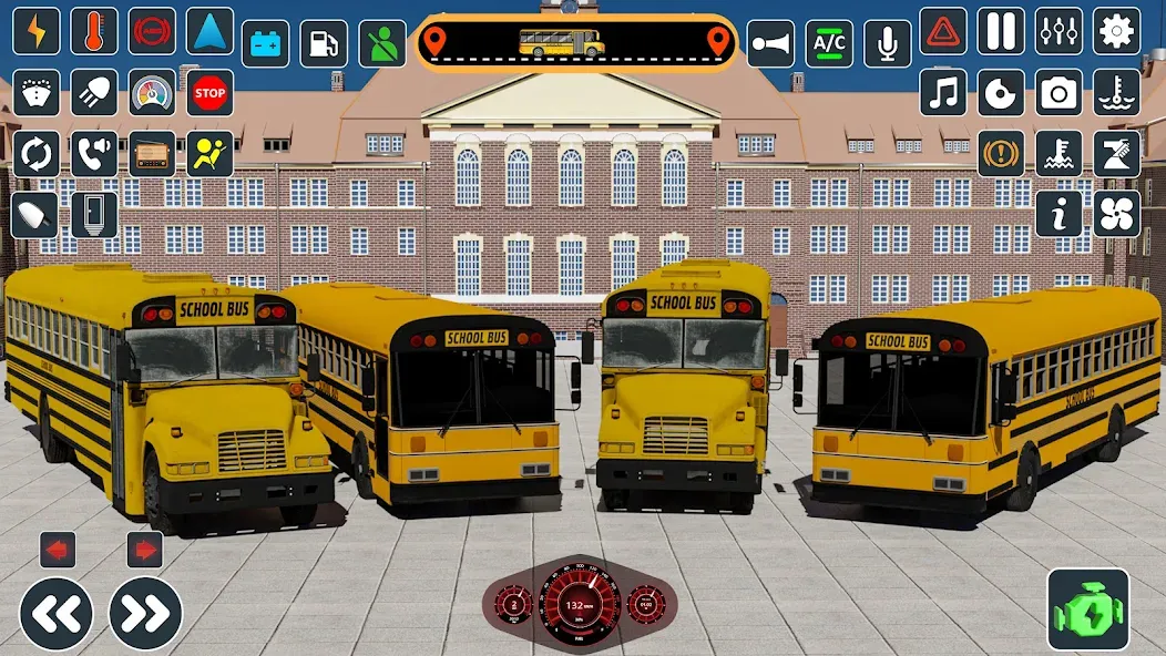 School Bus 3d : City Bus Games (Школьный автобус симулятор игры на автобусе) [MOD: Все открыто] - Скриншот 1