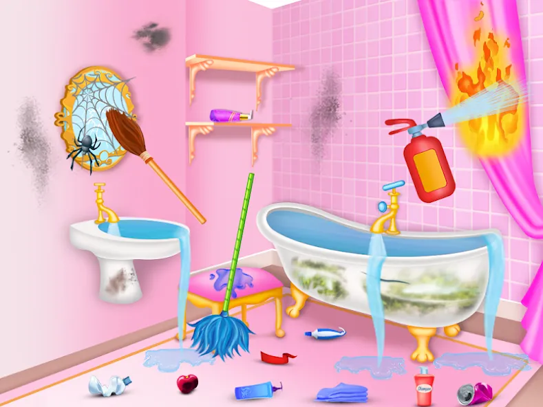 Princess house cleaning advent [MOD: Mega Mod/Меню] - Скриншот 5