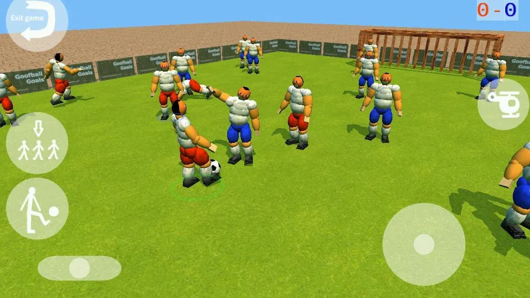 Goofball Goals Soccer Game 3D (Гуфбол Голз Соккер Гейм 3Д) [MOD: Все разблокировано] - Скриншот 1
