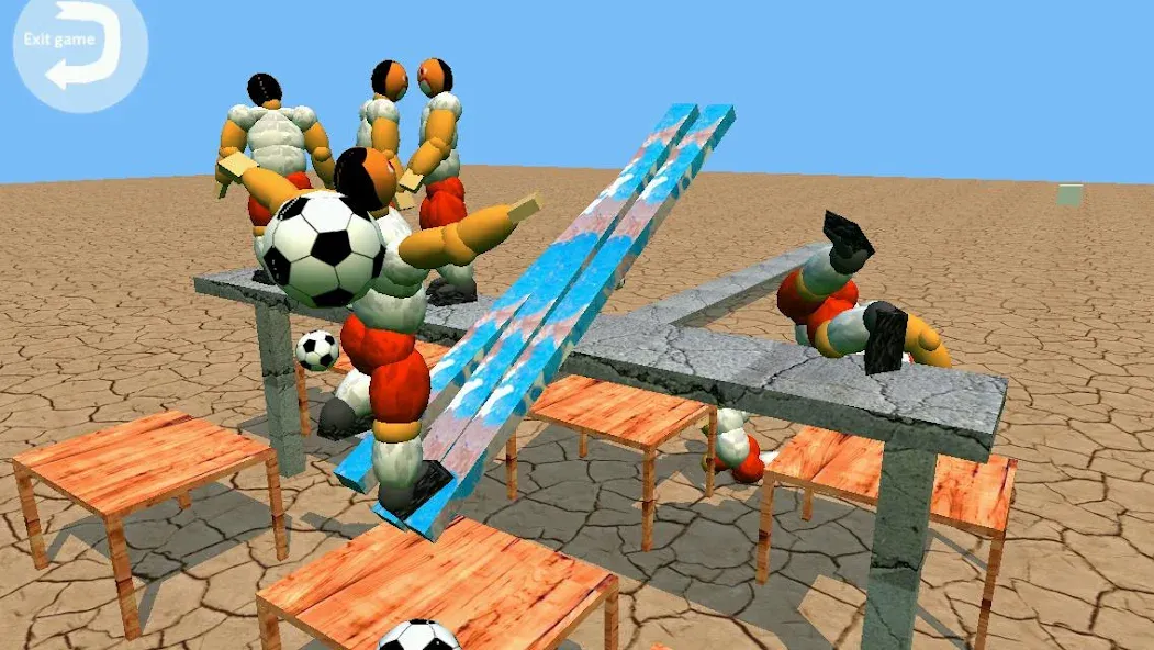 Goofball Goals Soccer Game 3D (Гуфбол Голз Соккер Гейм 3Д) [MOD: Все разблокировано] - Скриншот 5