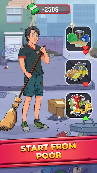 Rich Inc. Business & Idle Life [MOD: Все открыто] - Скриншот 1