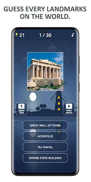 Flags of World Countries Quiz [MOD: Меню/Много денег] - Скриншот 5