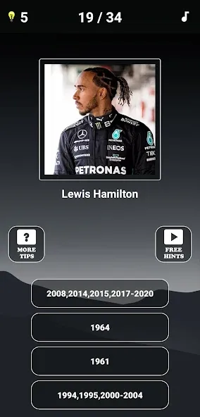 Formula 1:Guess F1 Driver Quiz [MOD: Мод Меню/Взлом] - Скриншот 4