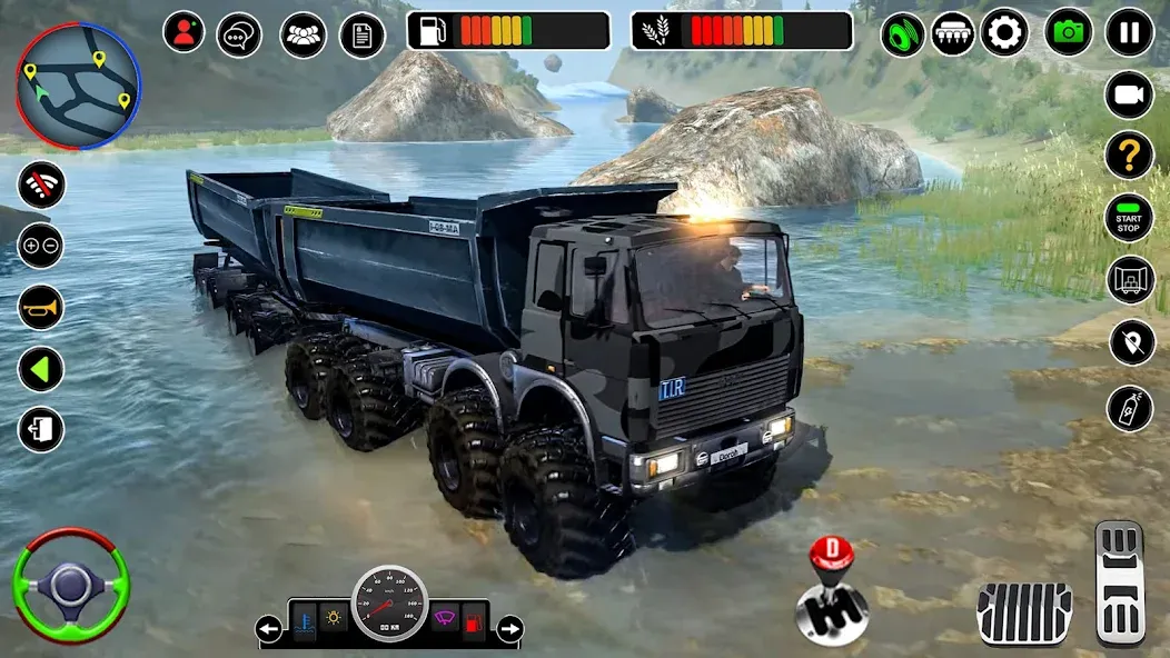 Offroad Mud Truck Simulator 3D [MOD: Мод Меню/Взлом] - Скриншот 2