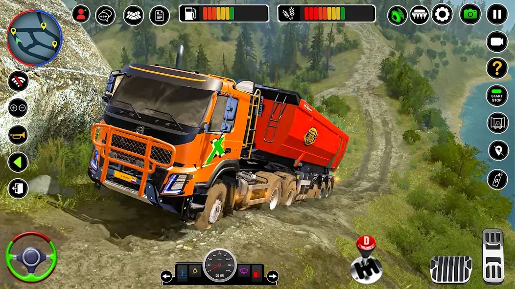 Offroad Mud Truck Simulator 3D [MOD: Мод Меню/Взлом] - Скриншот 3