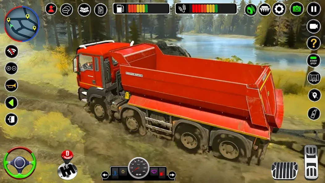 Offroad Mud Truck Simulator 3D [MOD: Мод Меню/Взлом] - Скриншот 4