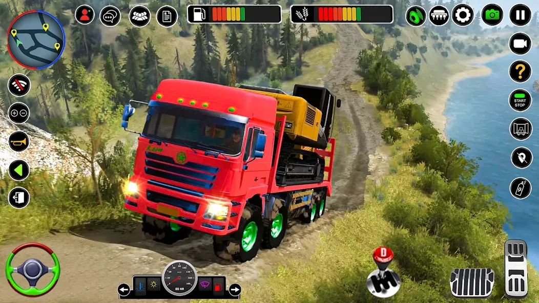 Offroad Mud Truck Simulator 3D [MOD: Мод Меню/Взлом] - Скриншот 5