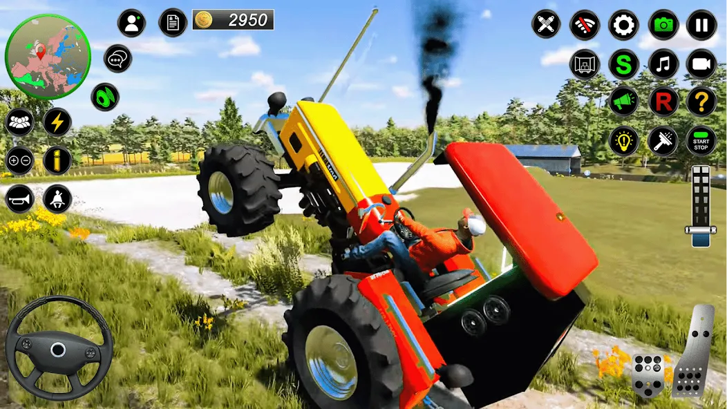 Real Farmer Tractor Drive Game (Фармер Трактор 3Д Фермерские Игры) [MOD: Много монет/Энергии] - Скриншот 1