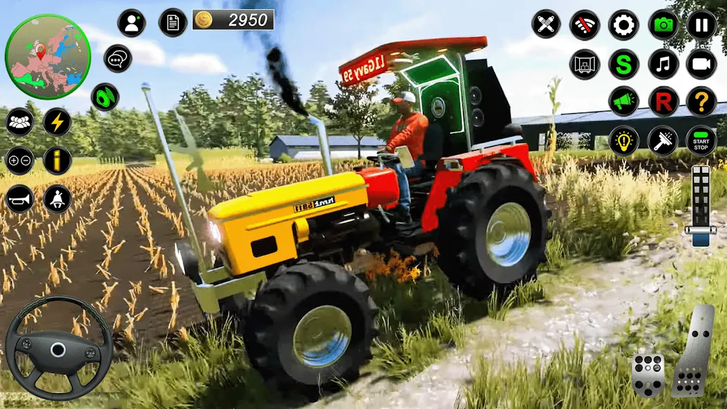 Real Farmer Tractor Drive Game (Фармер Трактор 3Д Фермерские Игры) [MOD: Много монет/Энергии] - Скриншот 3